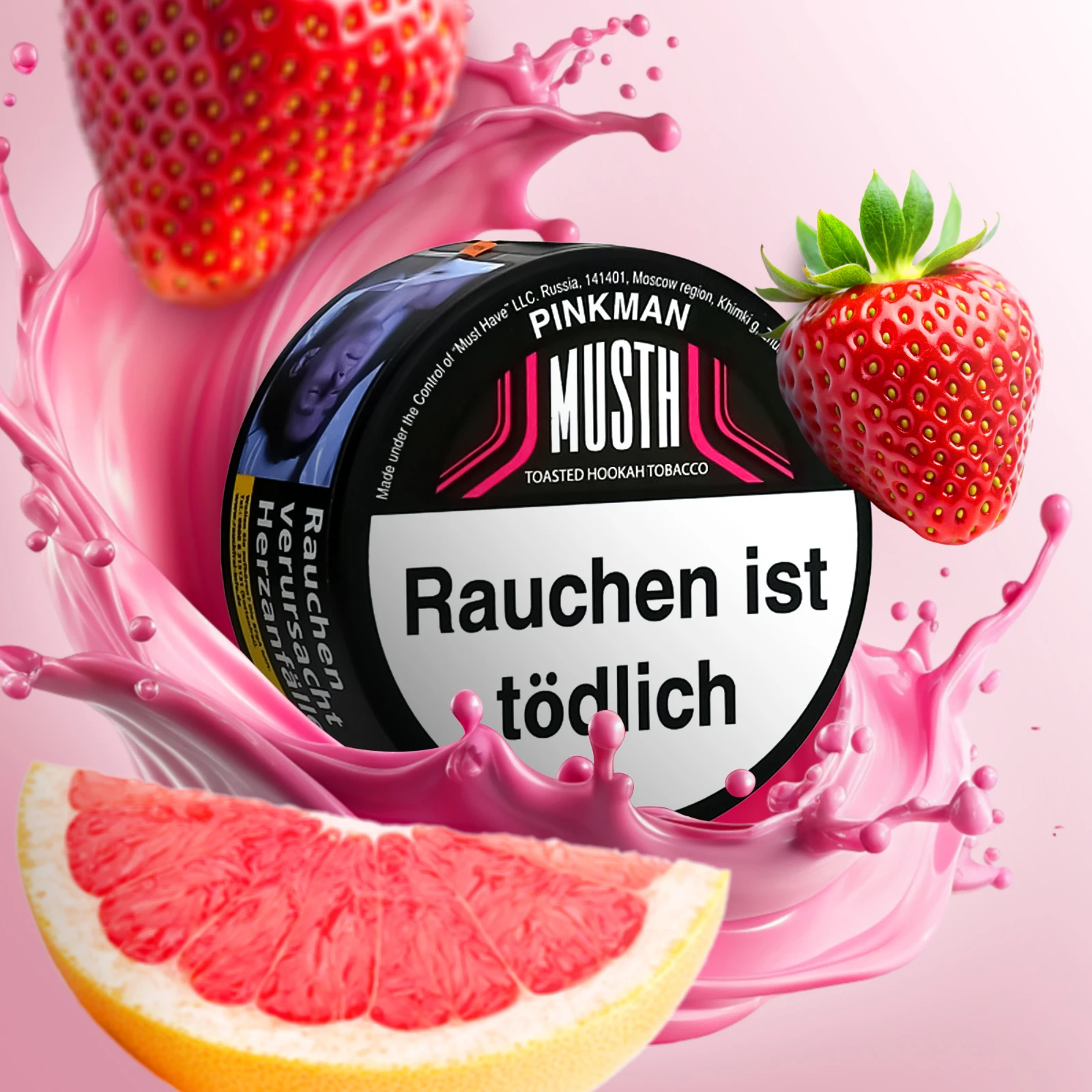 Must H - Pinkman - 200 g | Shisha-Tabak günstig online kaufen 1