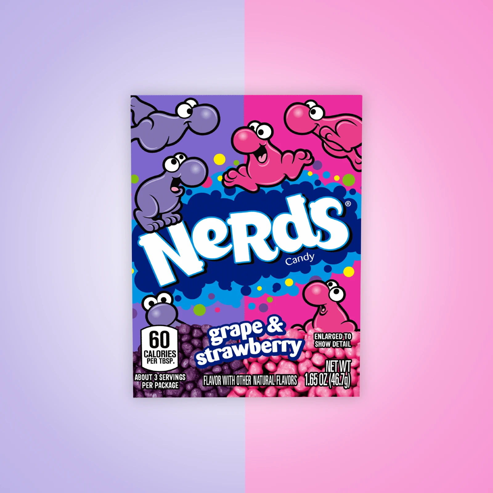 Nerds - Grape und Strawberry - 46,7 g | Amerikanische Snacks, Süßigkeiten und Drinks günstig online kaufen - Hookain Candy-Onlineshop 2
