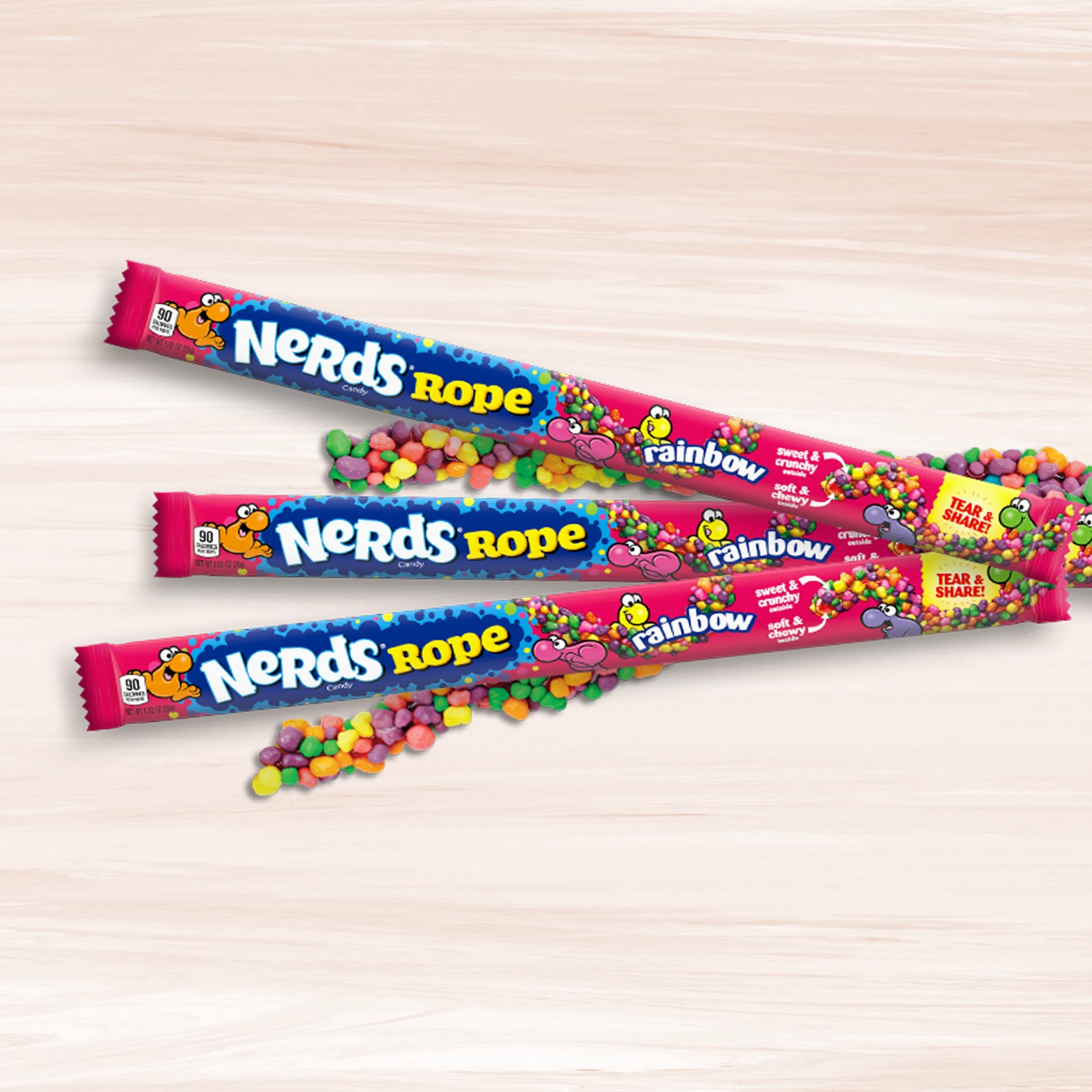 Nerds - Rainbow Rope | Amerikanische Snacks, Süßigkeiten und Drinks günstig online kaufen - Hookain Candy-Onlineshop- 2