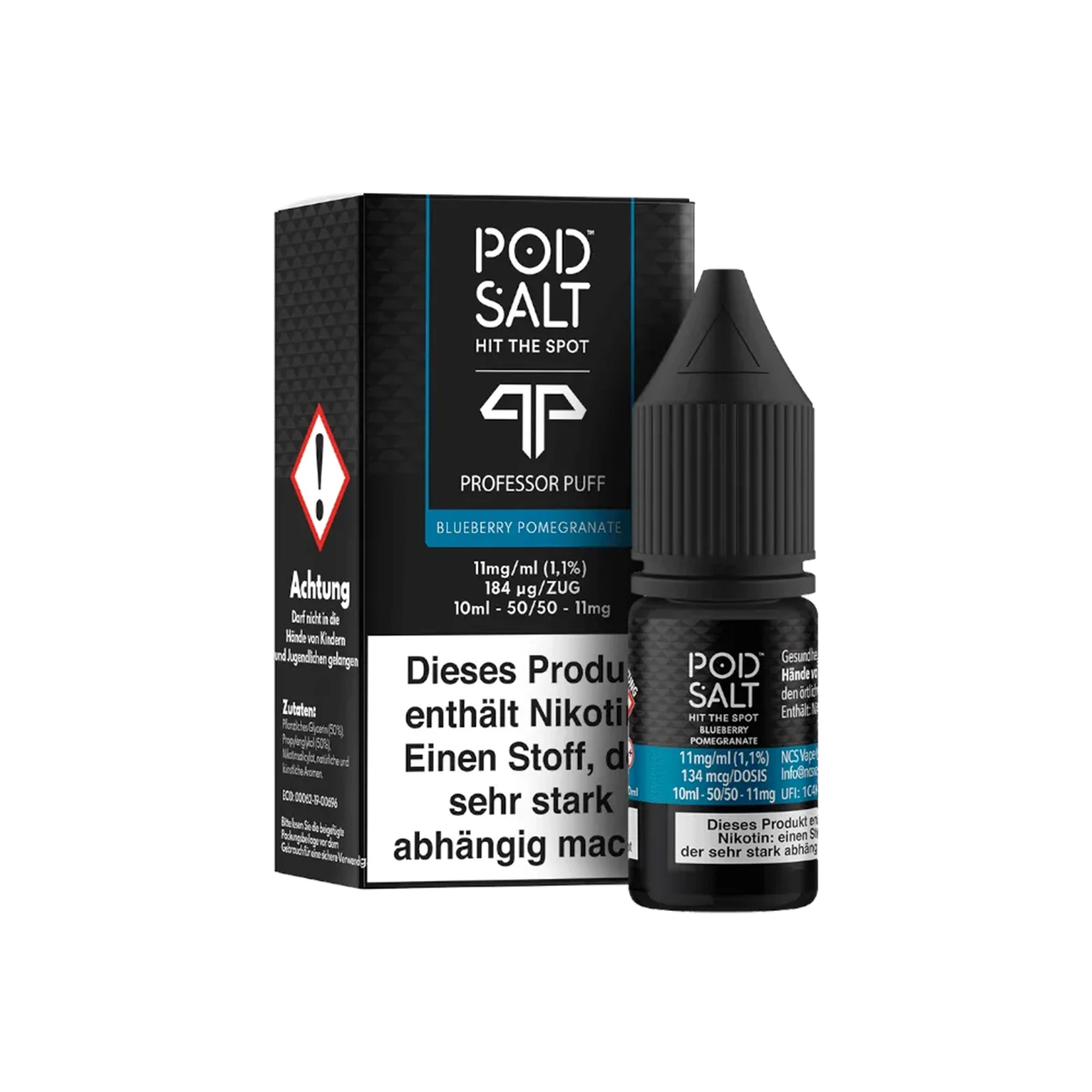 Pod Salt Fusion - Blueberry Pomegranate - 10 ml - 11 mg 1