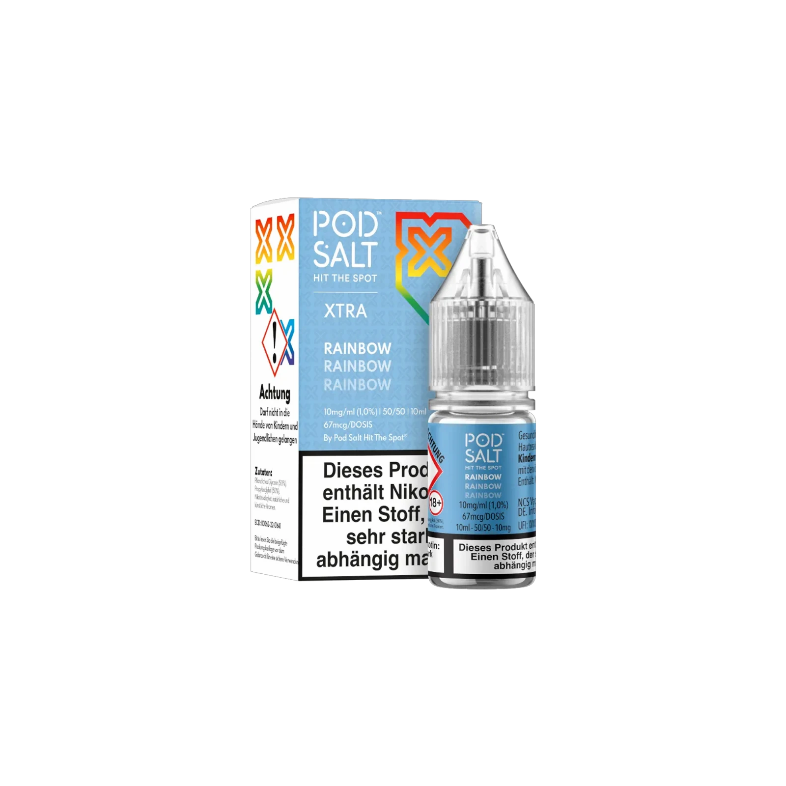 Pod Salt Xtra Nikotinsalz E-Liquid Rainbow 10 ml mit 10 mg günstig bestellen 2