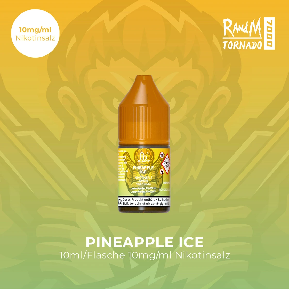 RandM Tornado 7000 | Pineapple Ice E-Liquid Nikotinsalz 10 mg 1