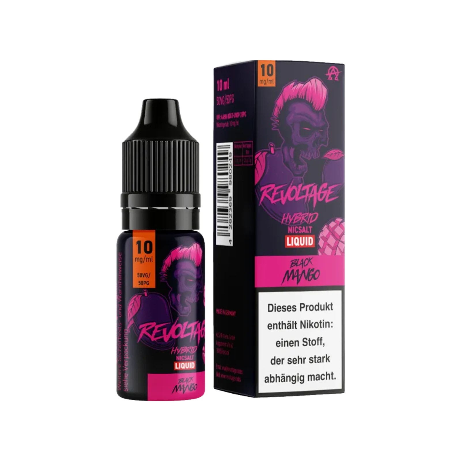 Revoltage - E-Liquid - Nikotinsalz - Black Mango - 10 ml - 10 mg 2