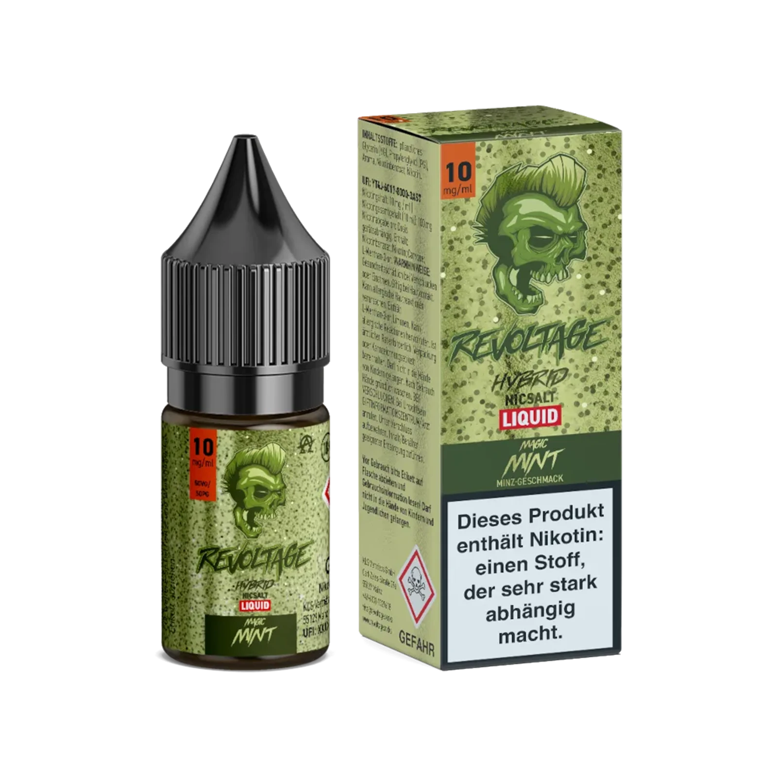 Revoltage - E-Liquid - Nikotinsalz - Magic Mint - 10 ml - 10 mg 2