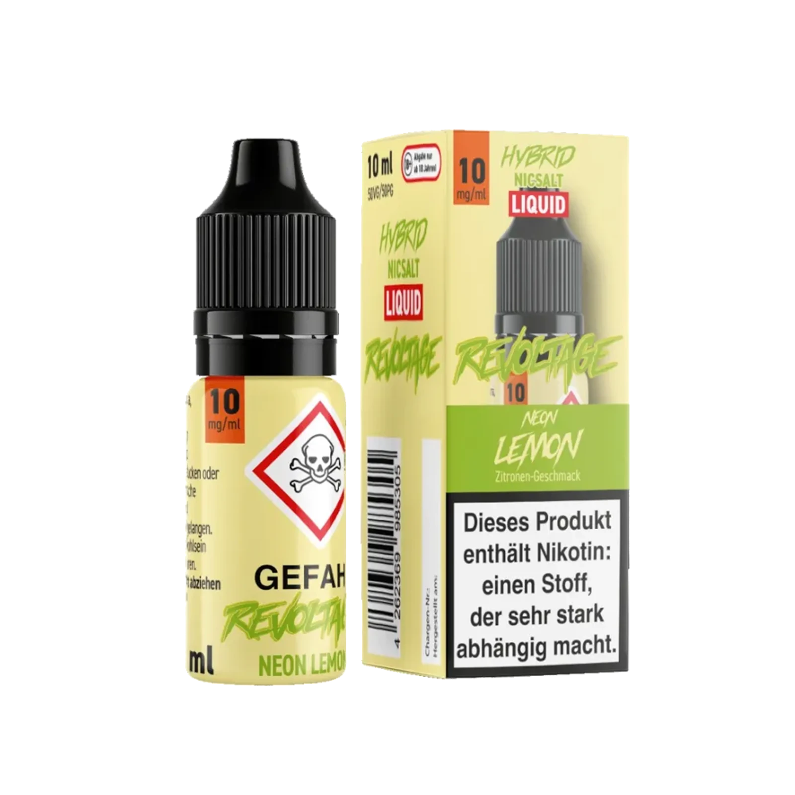 Revoltage - E-Liquid - Nikotinsalz - Neon Lemon - 10 ml - 10 mg 2