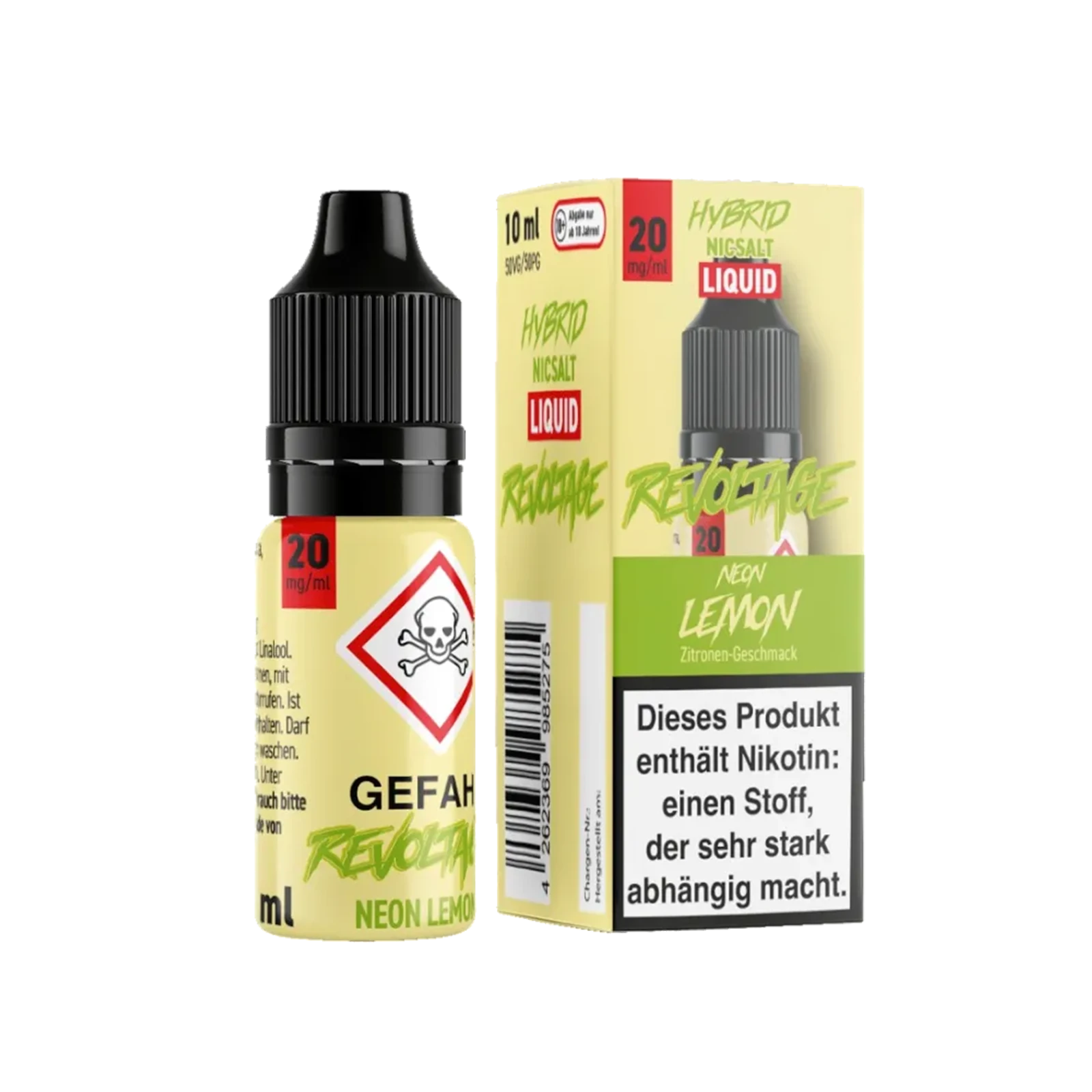 Revoltage - E-Liquid - Nikotinsalz - Neon Lemon - 10 ml - 20 mg 2