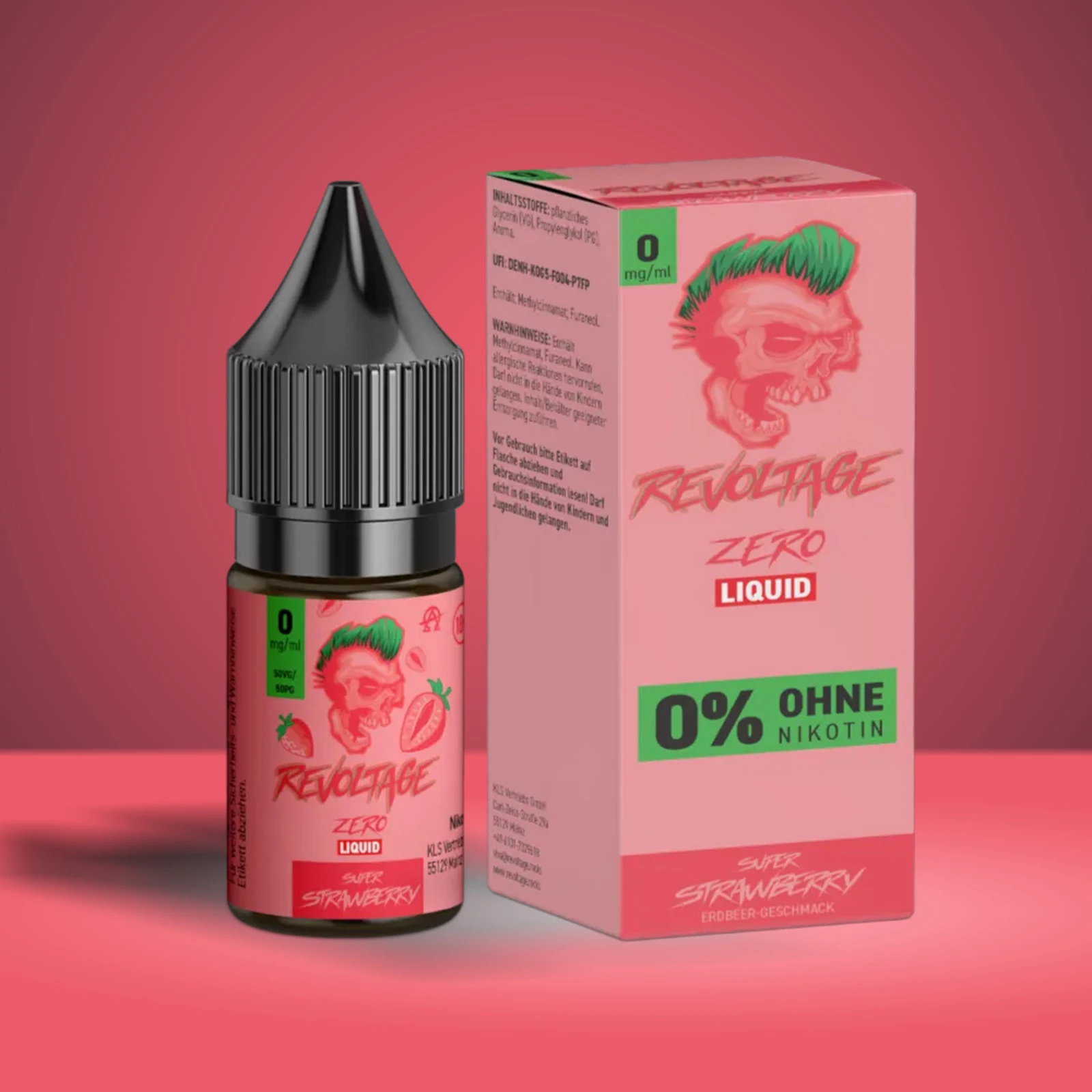 Revoltage - E-Liquid - Nikotinsalz - Super Strawberry - 10 ml - 0 mg 1