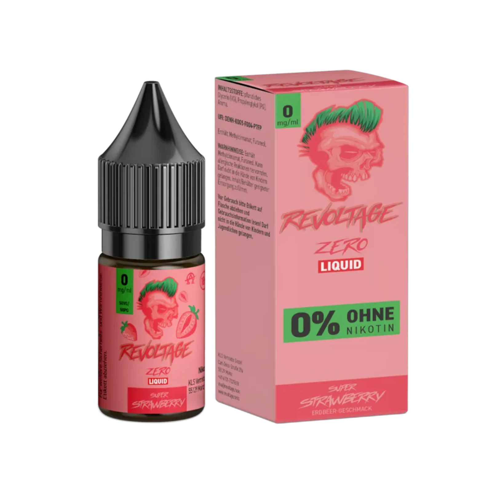 Revoltage - E-Liquid - Nikotinsalz - Super Strawberry - 10 ml - 0 mg 2