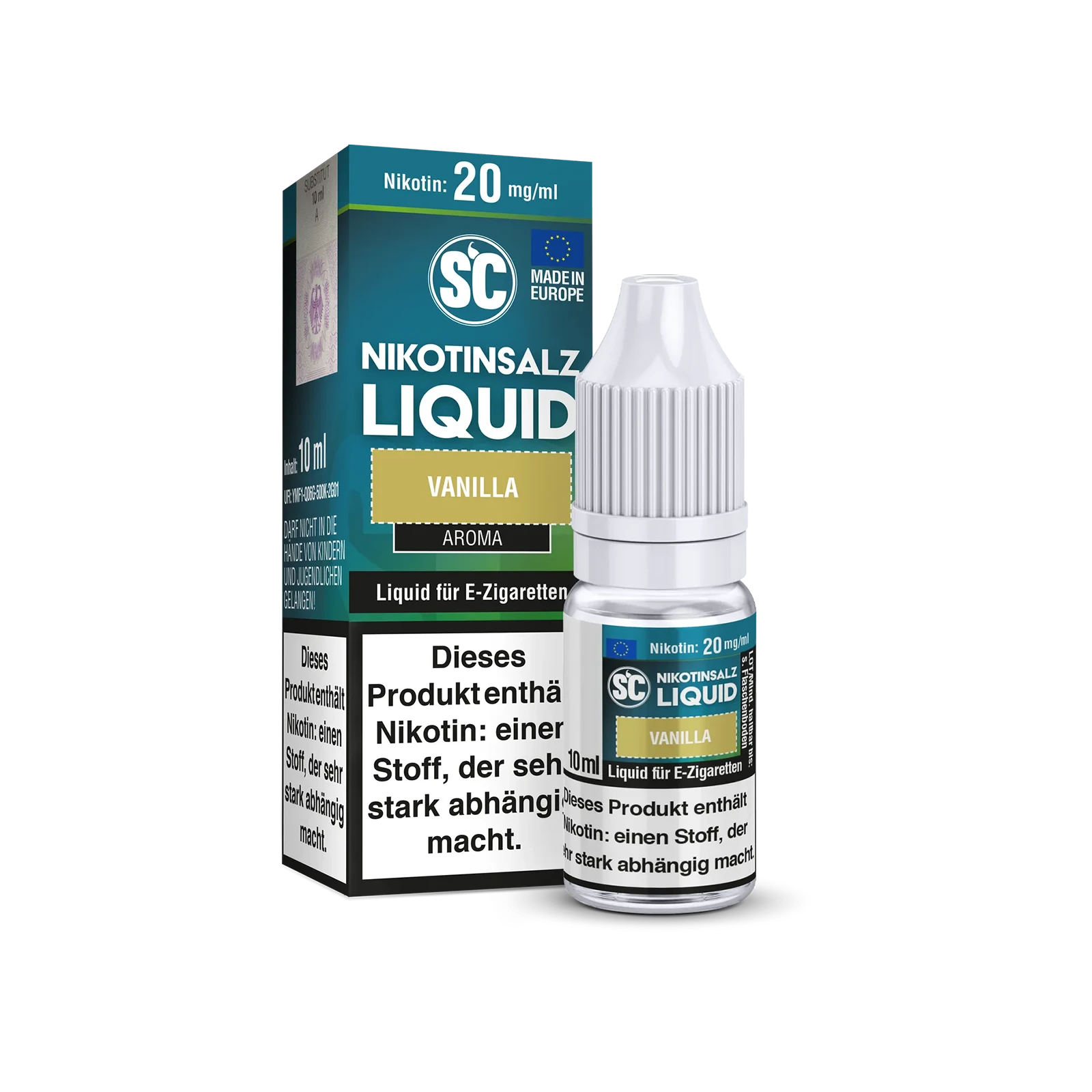 SC - E-Liquid - Hybrid Nikotinsalz - Vanilla - 10 ml - 20 mg 1