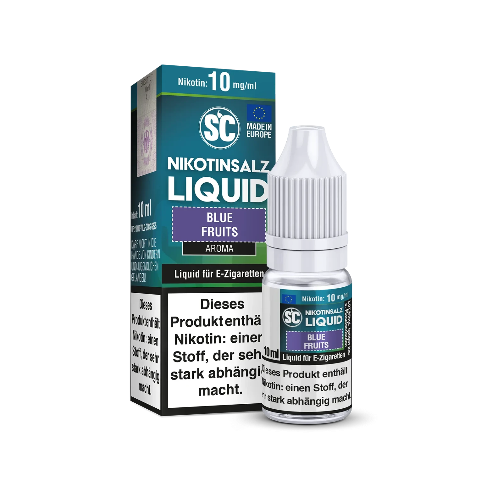 SC - E-Liquid - Nikotinsalz - Blue Fruits - 10 ml - 20 mg 2