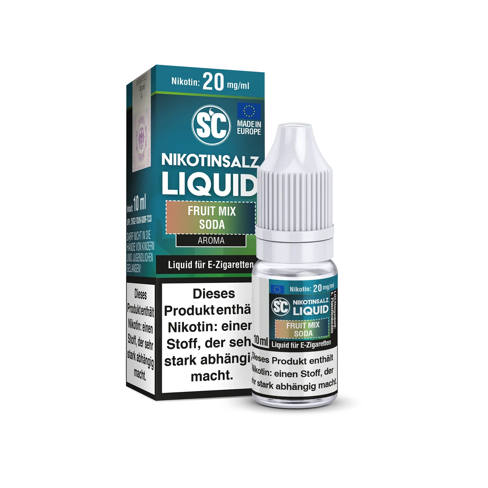 SC - E-Liquid - Nikotinsalz - Fruit Mix Soda - 10 ml - 20 mg 2