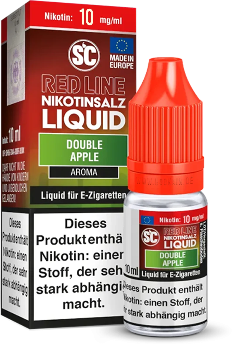 SC - E-Liquid - Nikotinsalz - Red Line - Double Apple - 10 ml - 10 mg 2