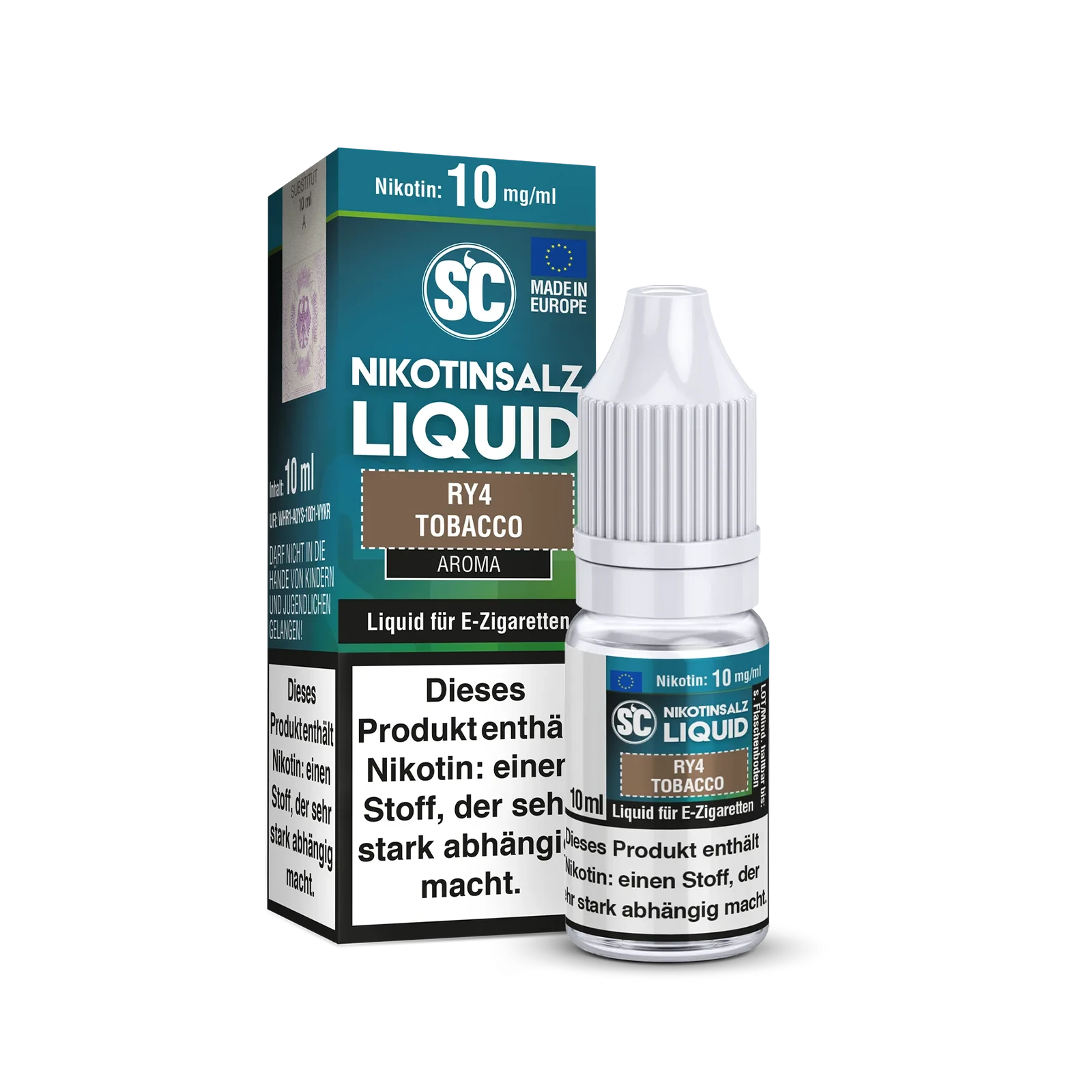 SC - E-Liquid - Nikotinsalz - RY4 Tobacco - 10 ml - 10 mg 2