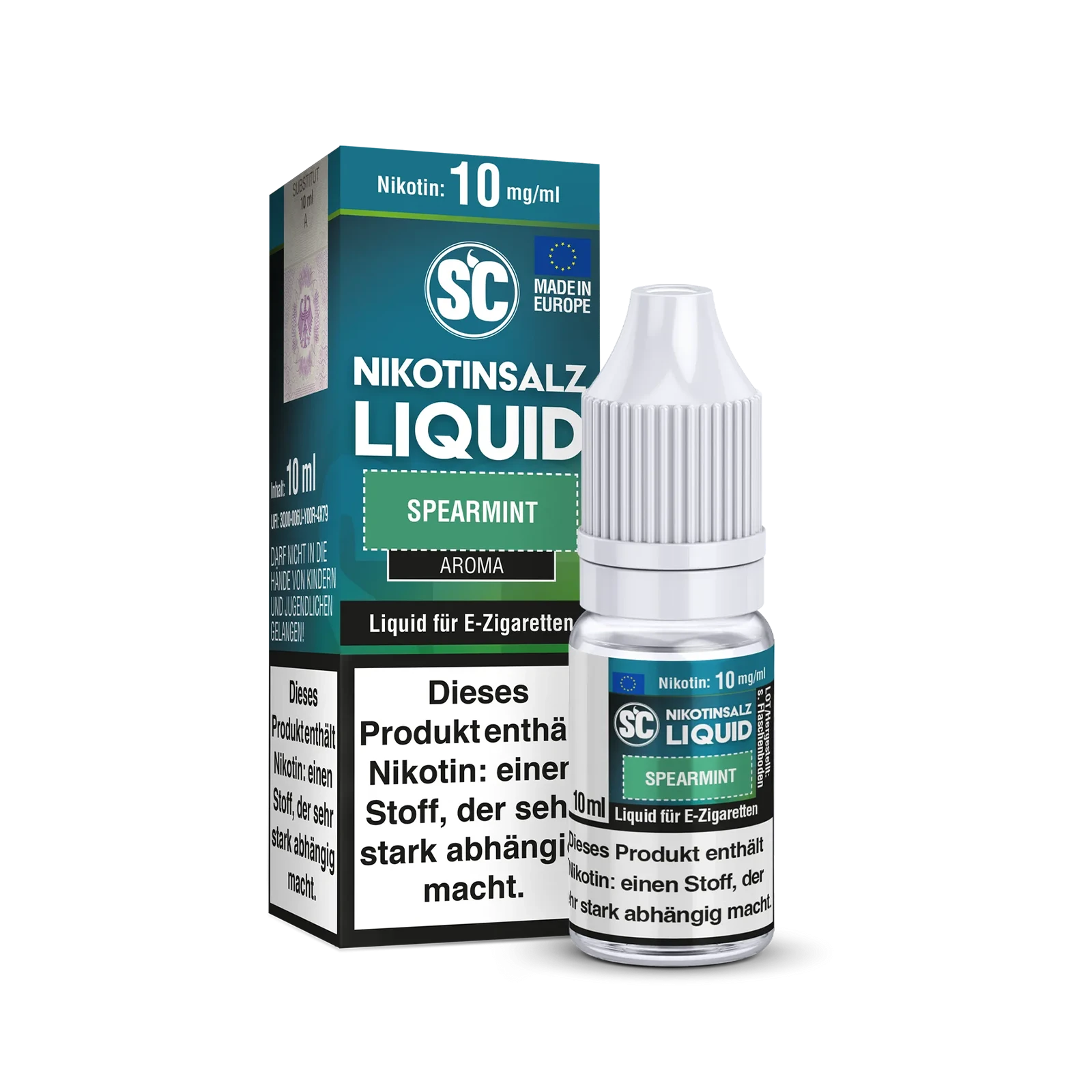 SC - E-Liquid - Nikotinsalz - Spearmint - 10 ml - 10 mg 2