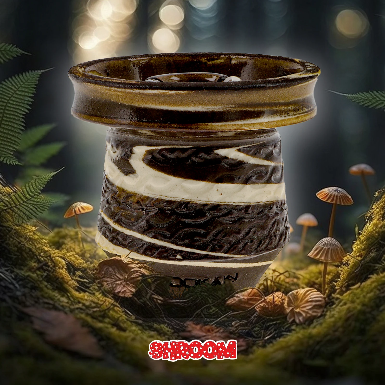 Shroom - Phunnel - Black Mix Clay | Alle neuen Farben der Low Capacity Bowl Köpfe günstig online kaufen - Hookain Shisha-Onlineshop