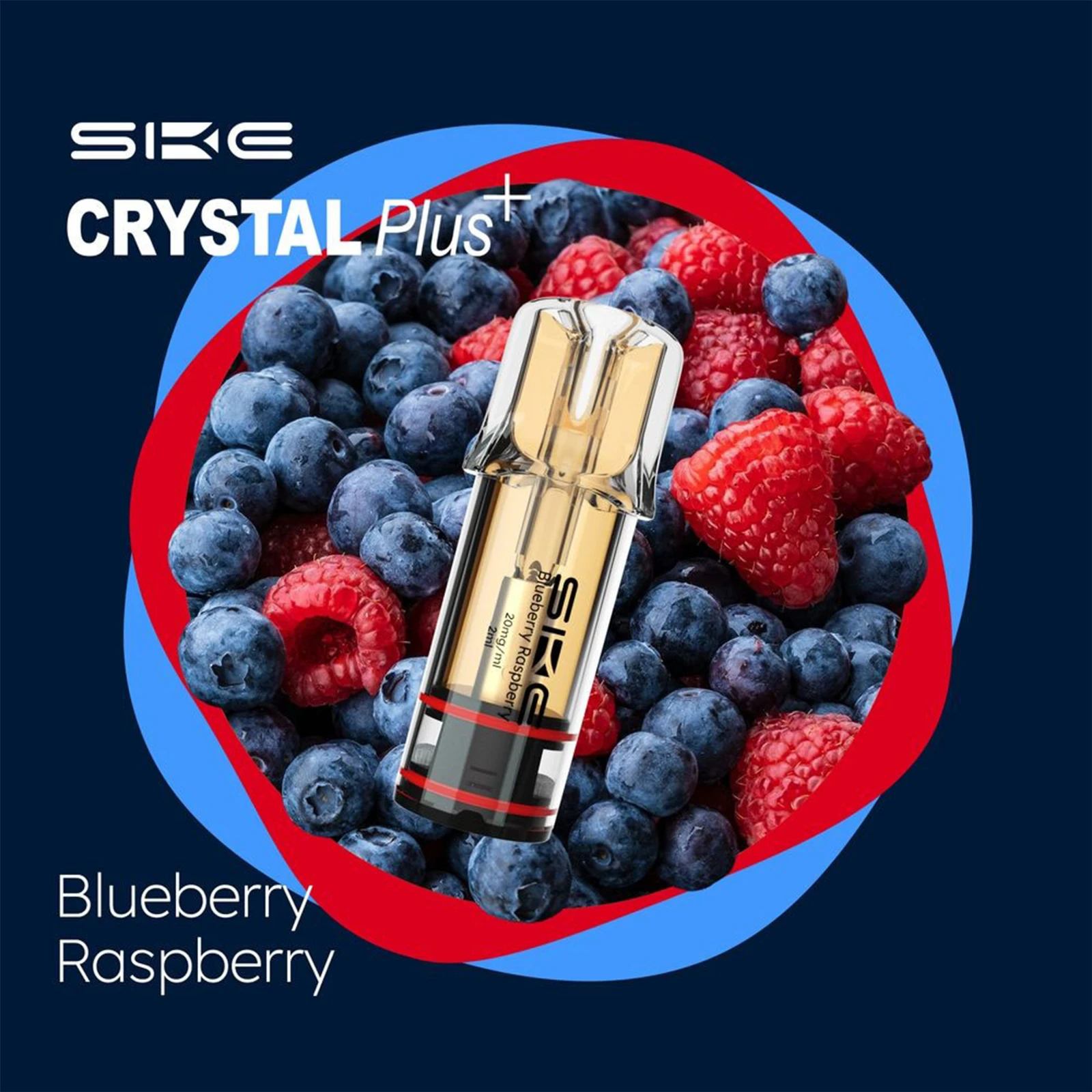 SKE Crystal PLUS Prefilled Pods - Blueberry Raspberry kaufen