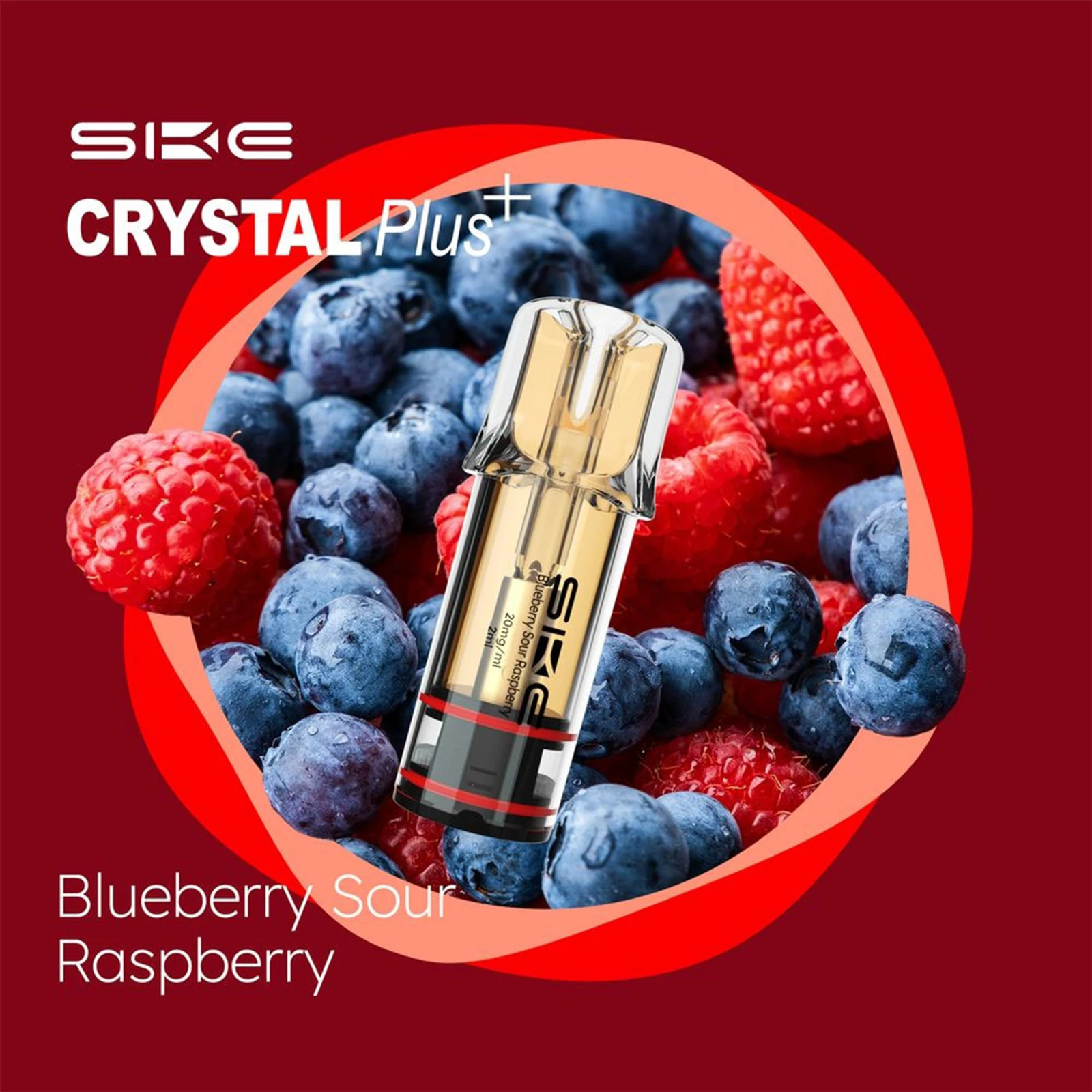 SKE Crystal PLUS Prefilled Pods - Blueberry Sour Raspberry kaufen