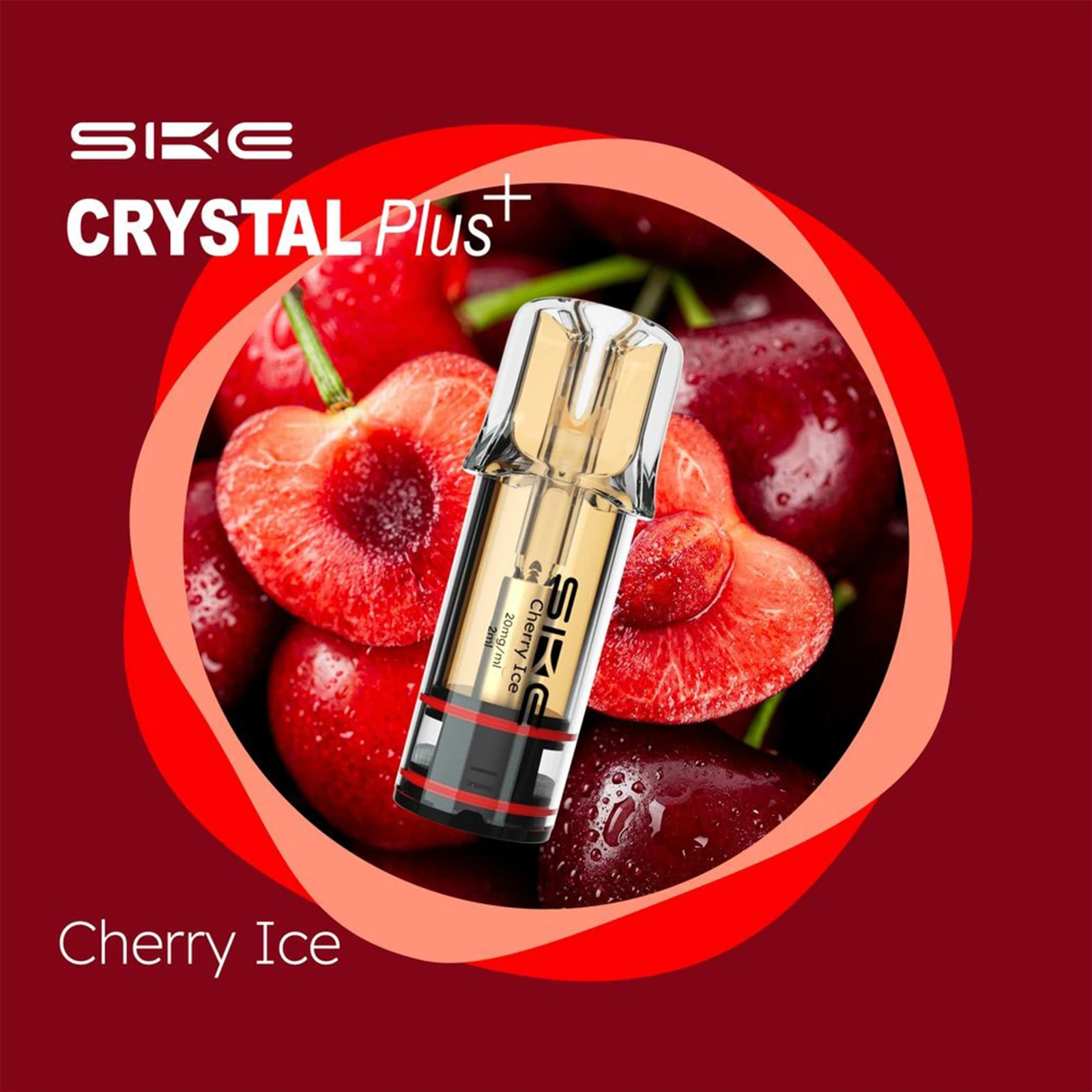 SKE Crystal PLUS Prefilled Pods - Cherry Ice | Neue Sorten kaufen