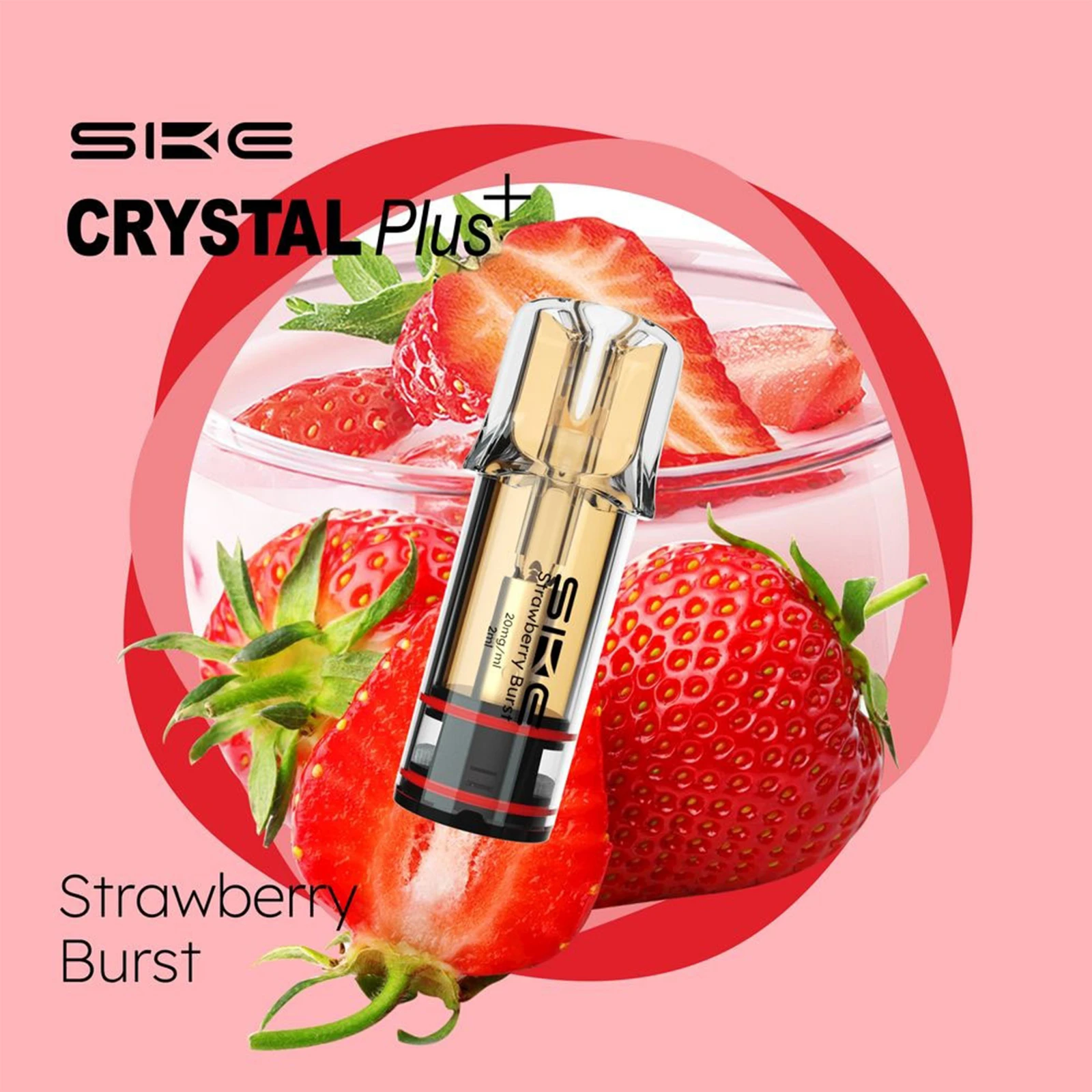 SKE Crystal PLUS Prefilled Pods - Strawberry Burst | Neue Sorten kaufen