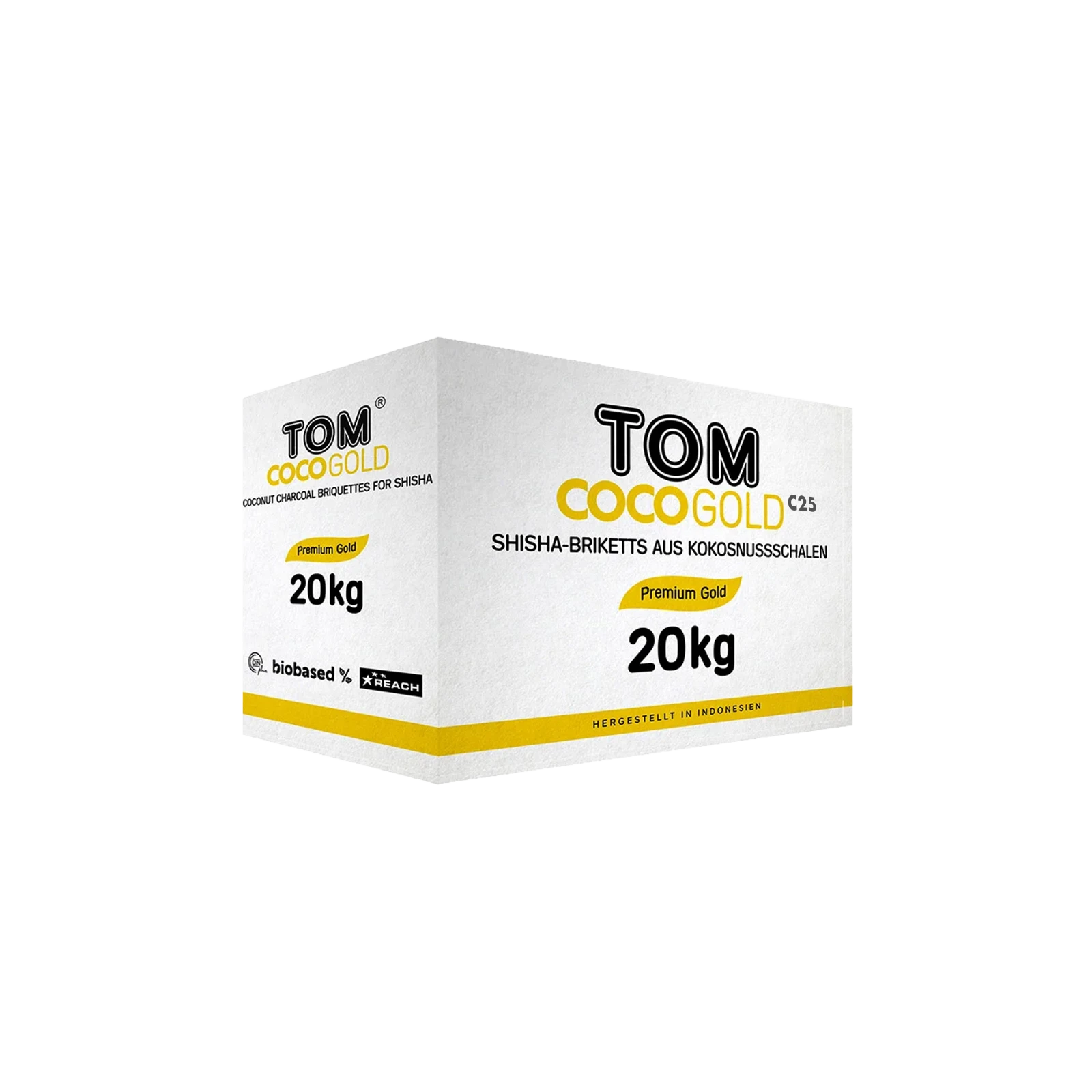 Tom Coco - Gold - Shishakohle C25 Bundle - 20 kg - 25 mm 111