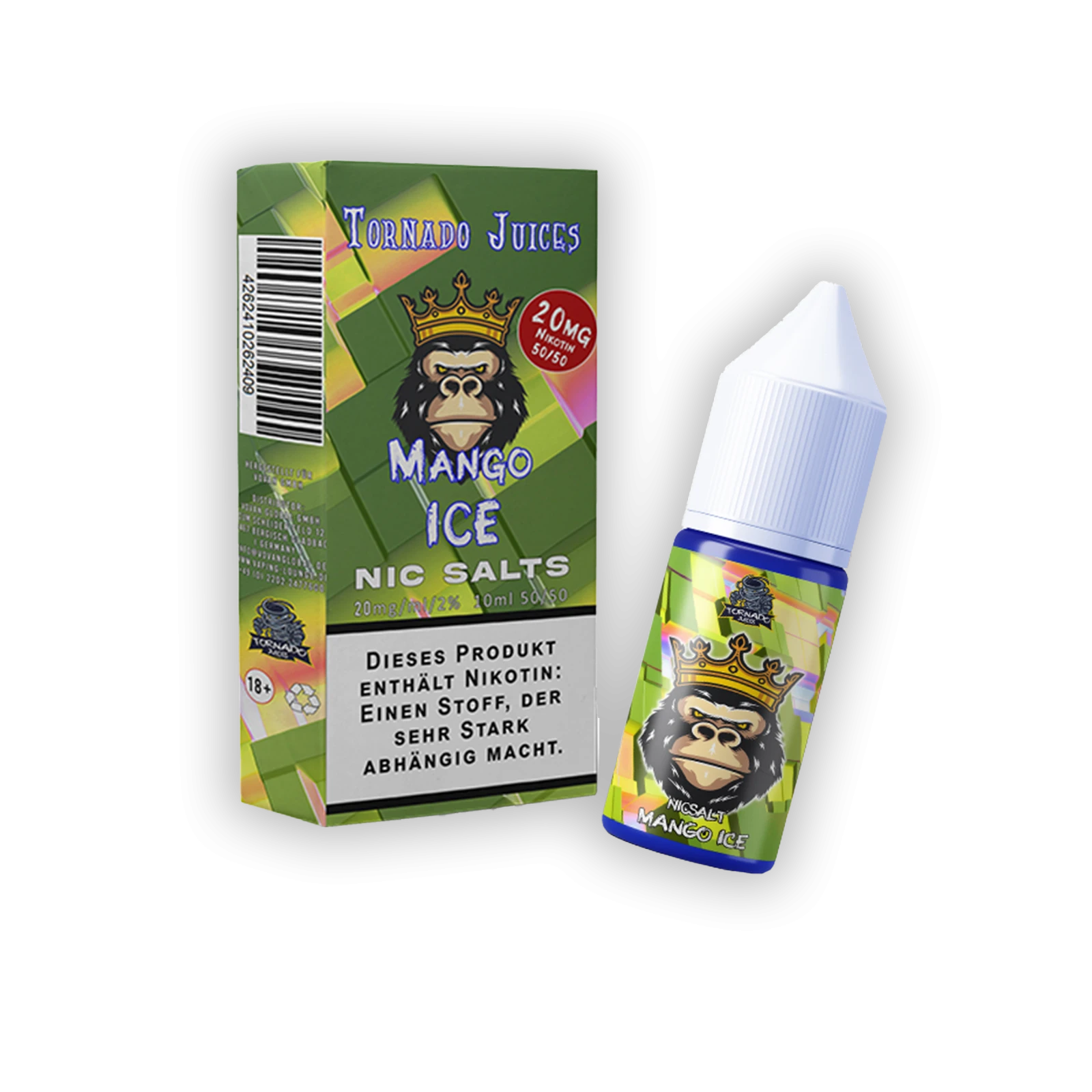 Tornado Juices Mango Ice Vape E-Liquid mit Nikotinsalz 2
