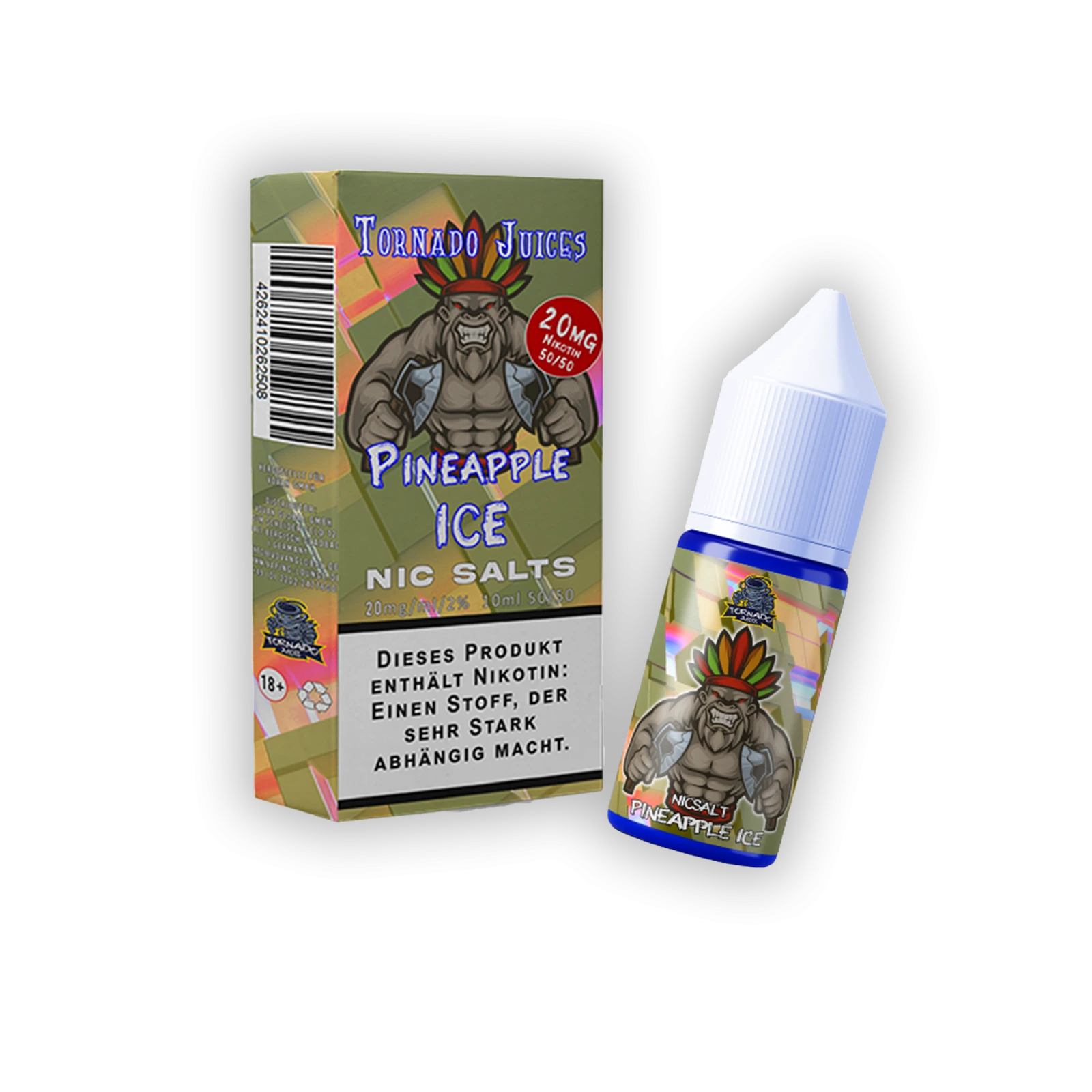 Tornado Juices Pineapple Ice with Nicotine Salt Vape E-Liquids 2