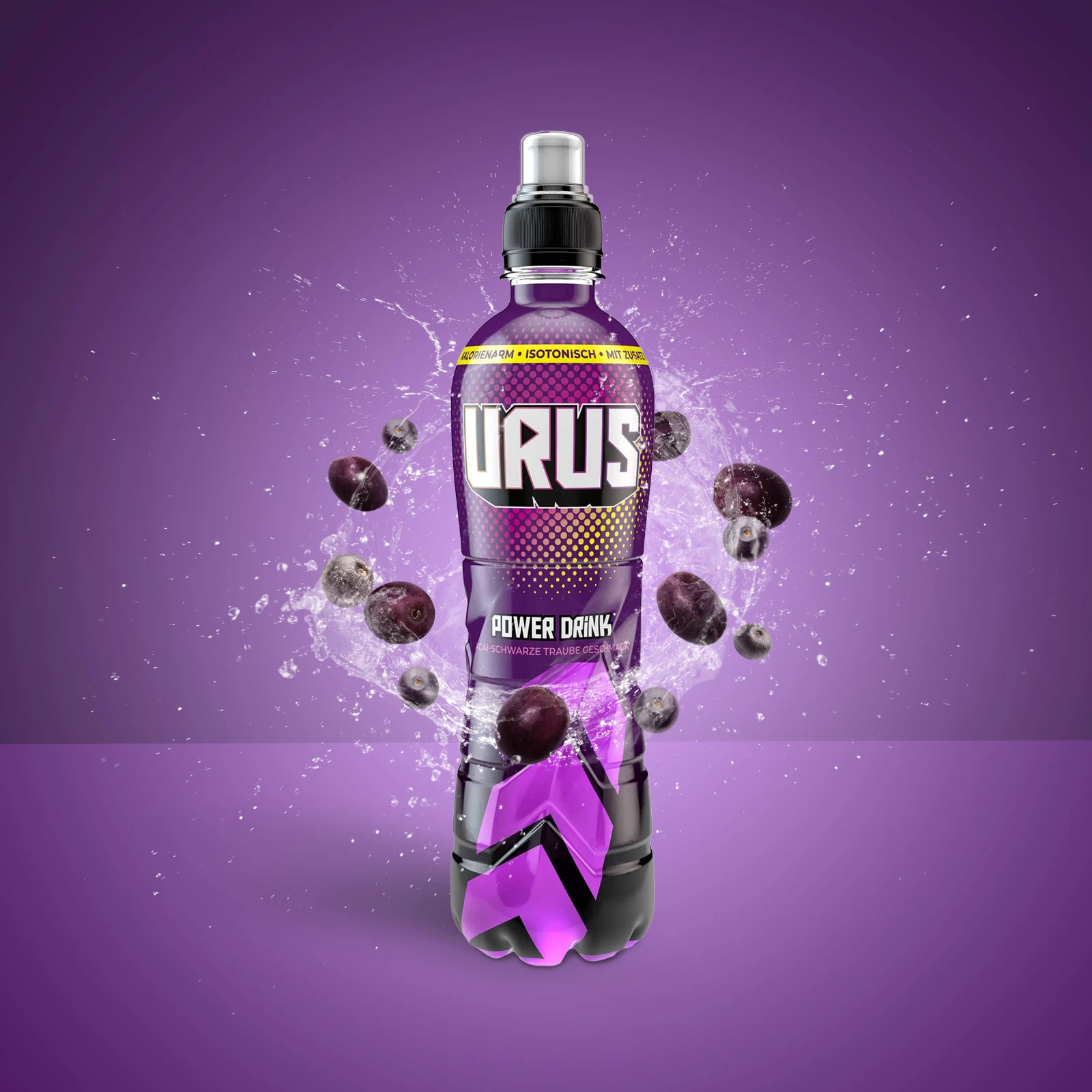 Urus - Power Drink - Acai und Schwarze Traube - 500 ml | Power Drink in unserem Hookain Onlineshop 1