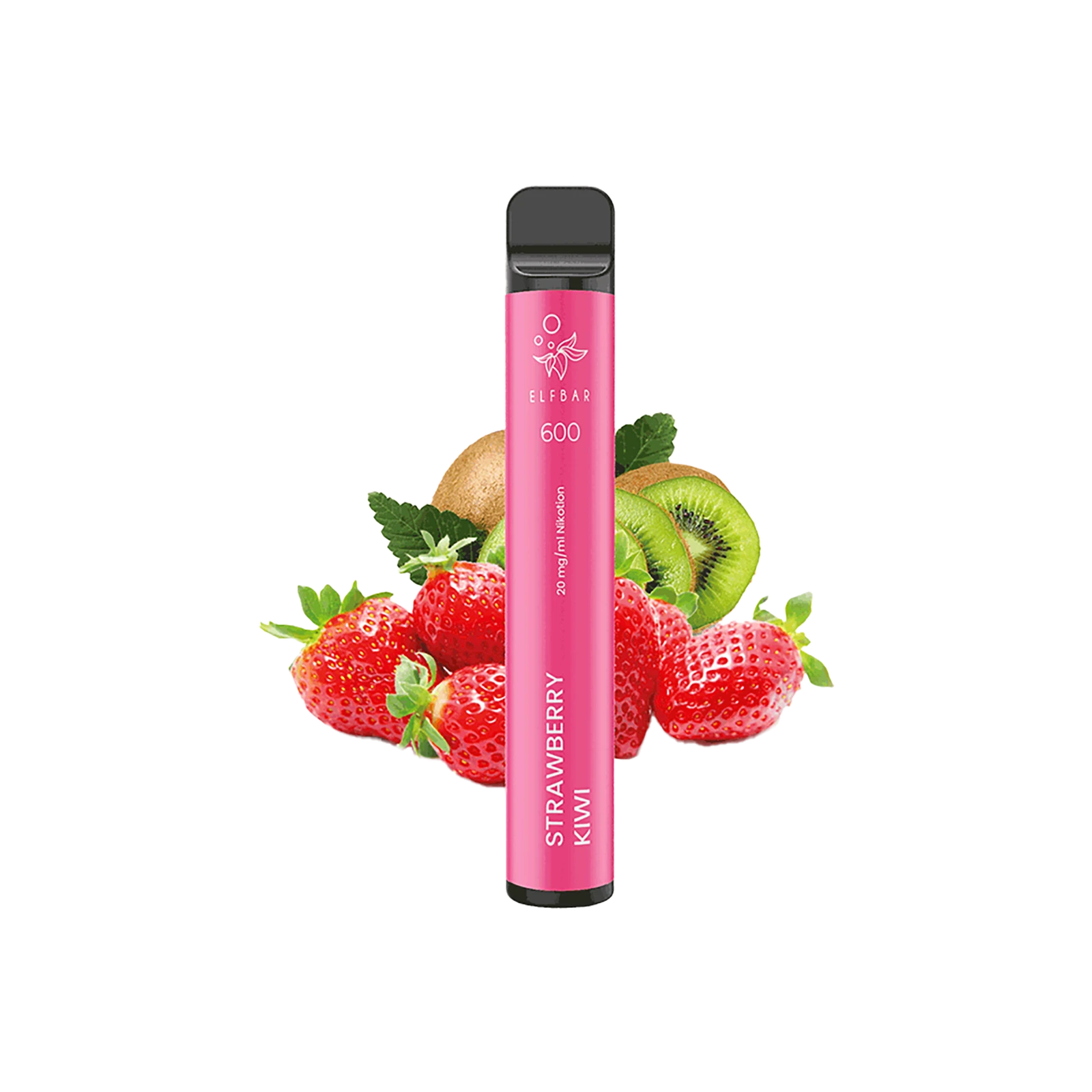 Elf Bar 600 - Strawberry Kiwi - E-Zigarette - Vape Stick - 20 mg