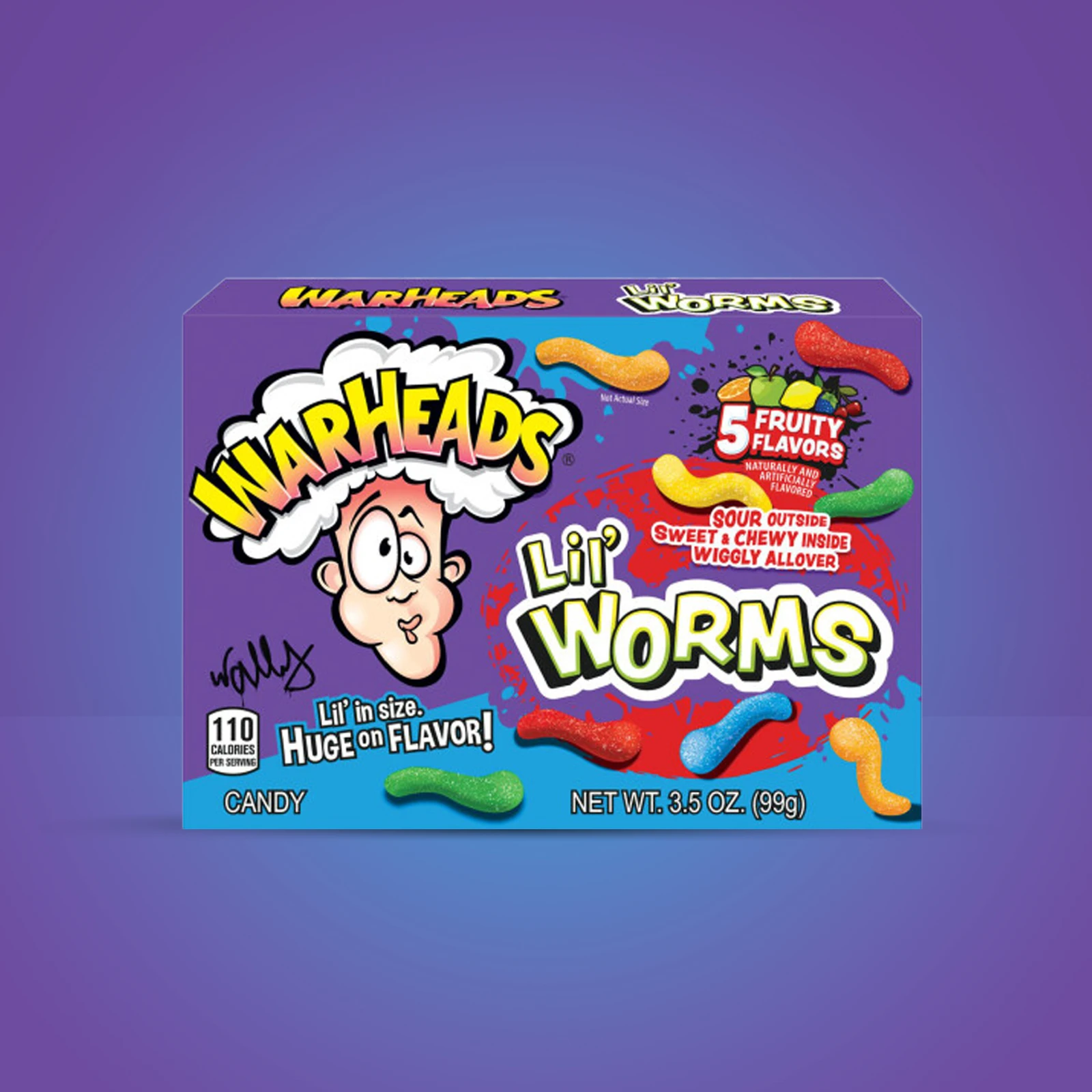 Warheads Lil Worms 99 g | Jetzt Online bestellen - 1
