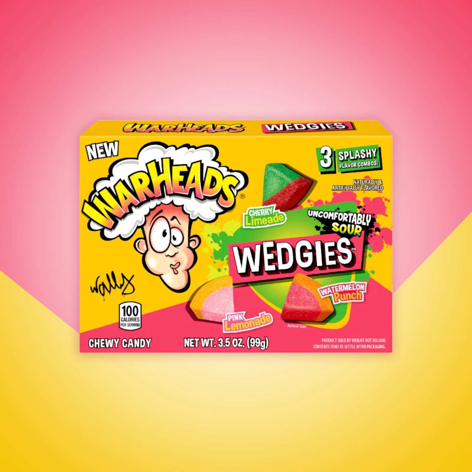 Warheads Sour Wedgies 99g | Amerikanische Snacks günstig online kaufen - 1