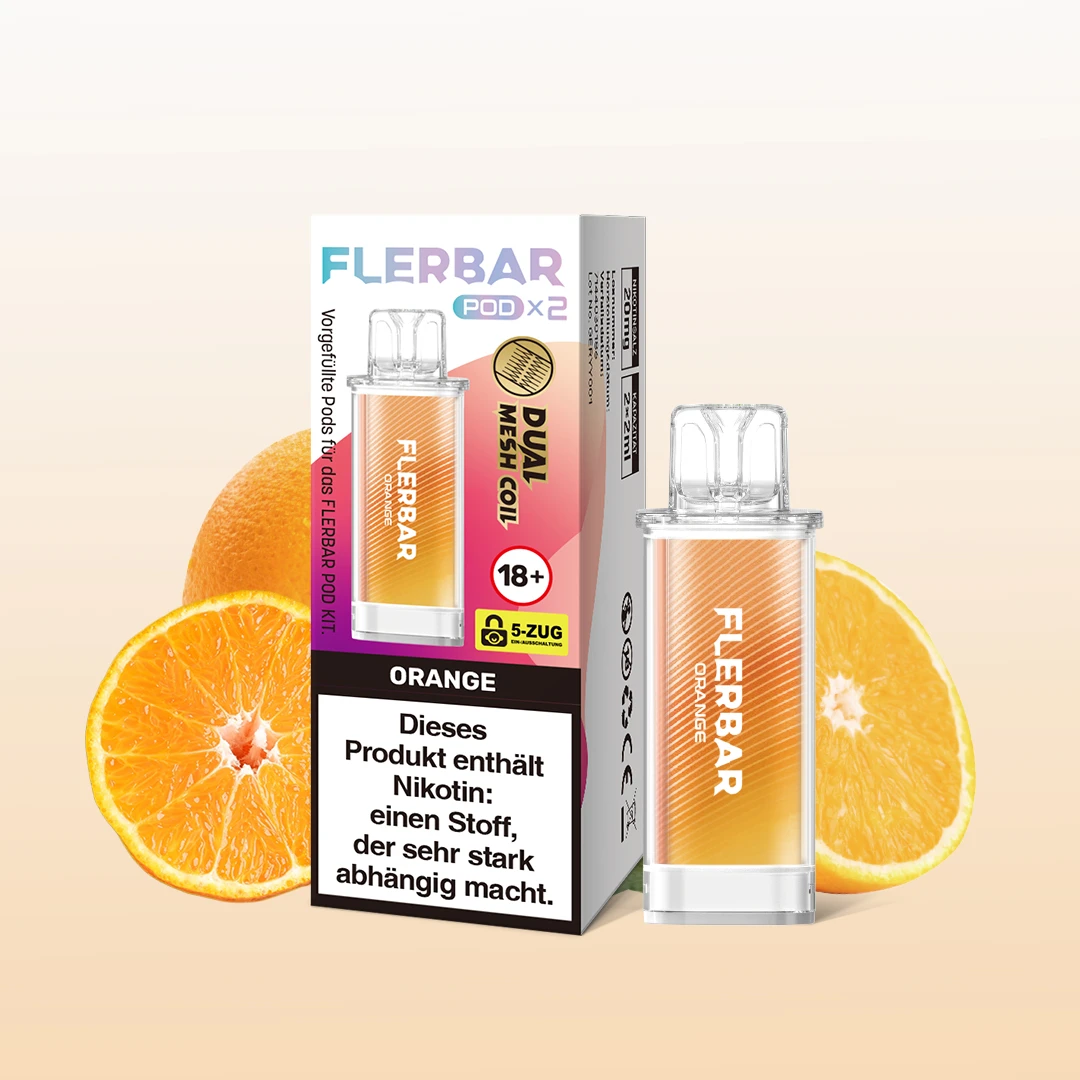 Flerbar Prefilled Pod Orange 20 mg | Günstig online 1