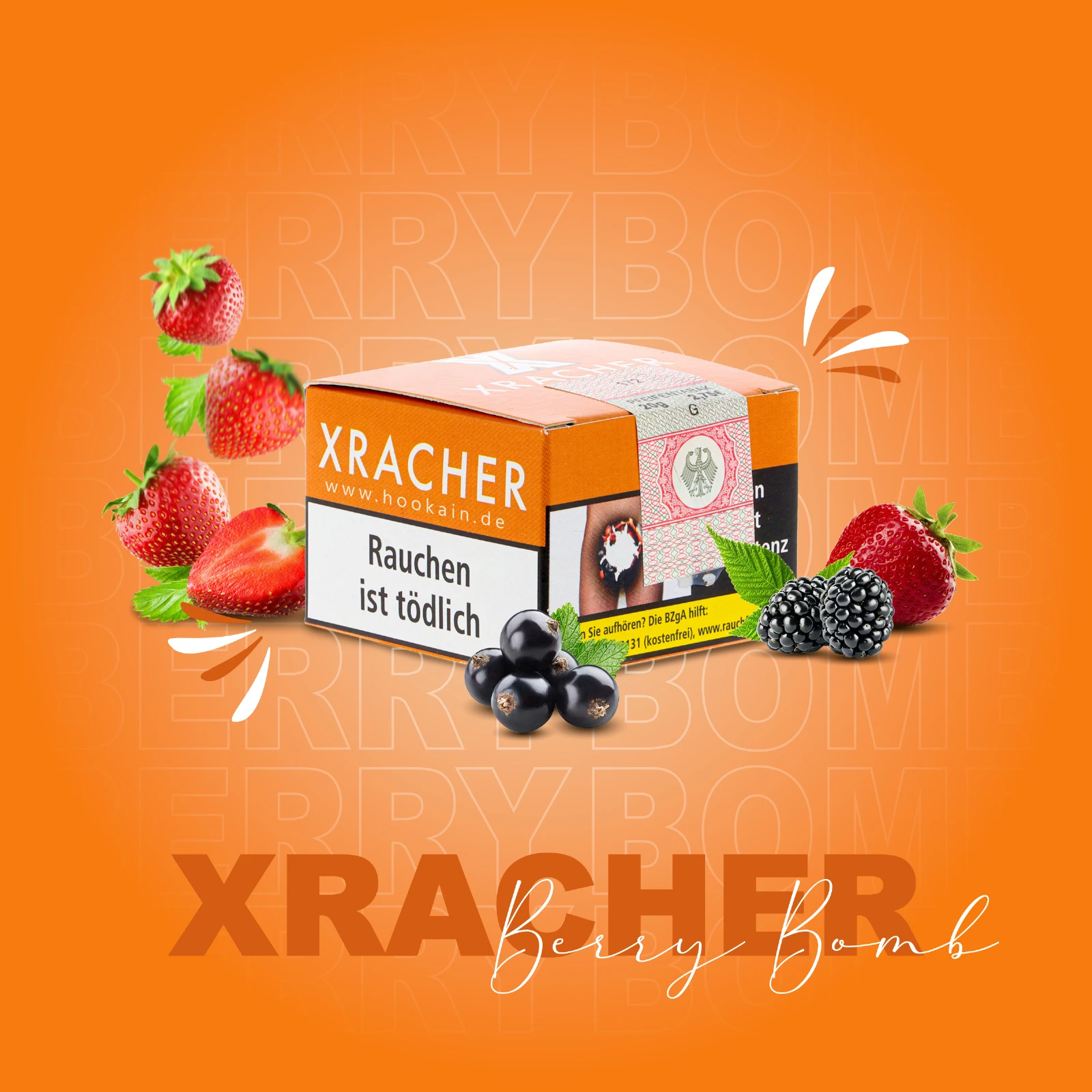 XRacher - Berry Bomb - 20 g | XRacher Tobacco alle neuen Sorten kaufen 1