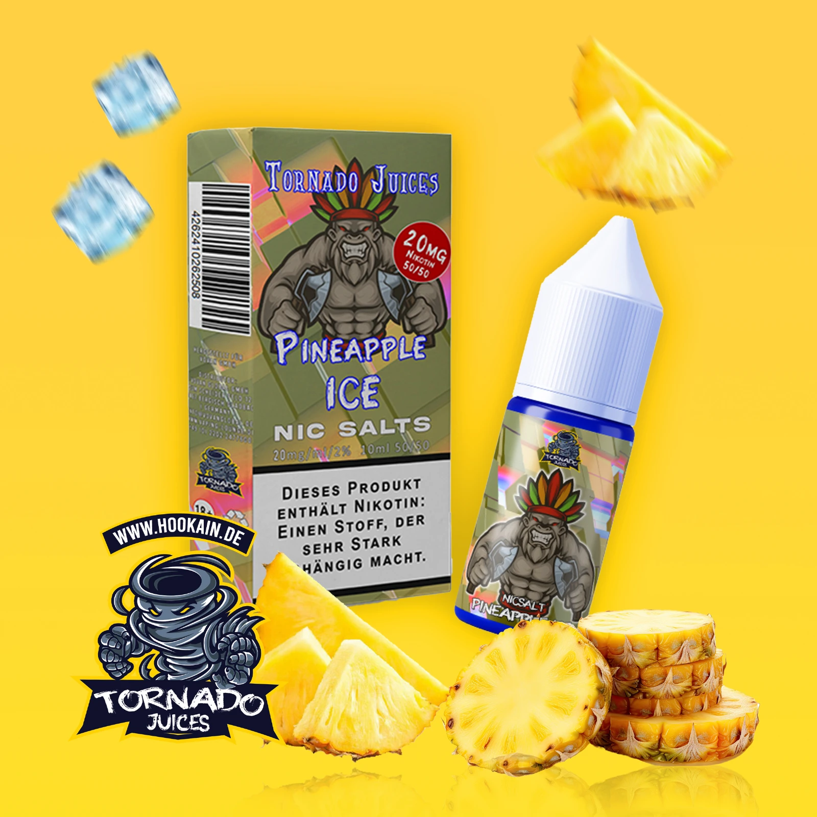 Tornado Juices Pineapple Ice with Nicotine Salt Vape E-Liquids